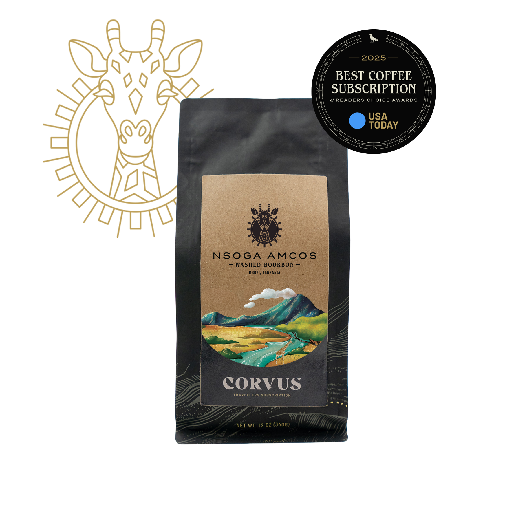 Aricha Adorsi • July 2025 Travelers Subscription - Corvus Coffee