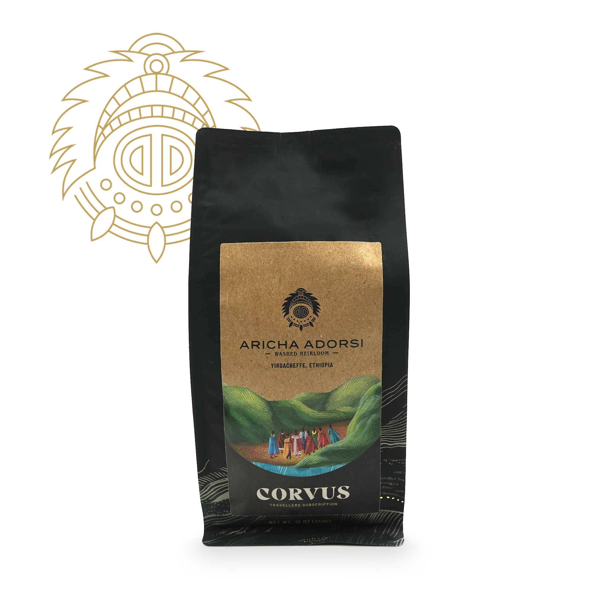 Aricha Adorsi • July 2025 Travelers Subscription - Corvus Coffee Aricha Adorsi • July 2025 Travelers Subscription - Corvus Coffee