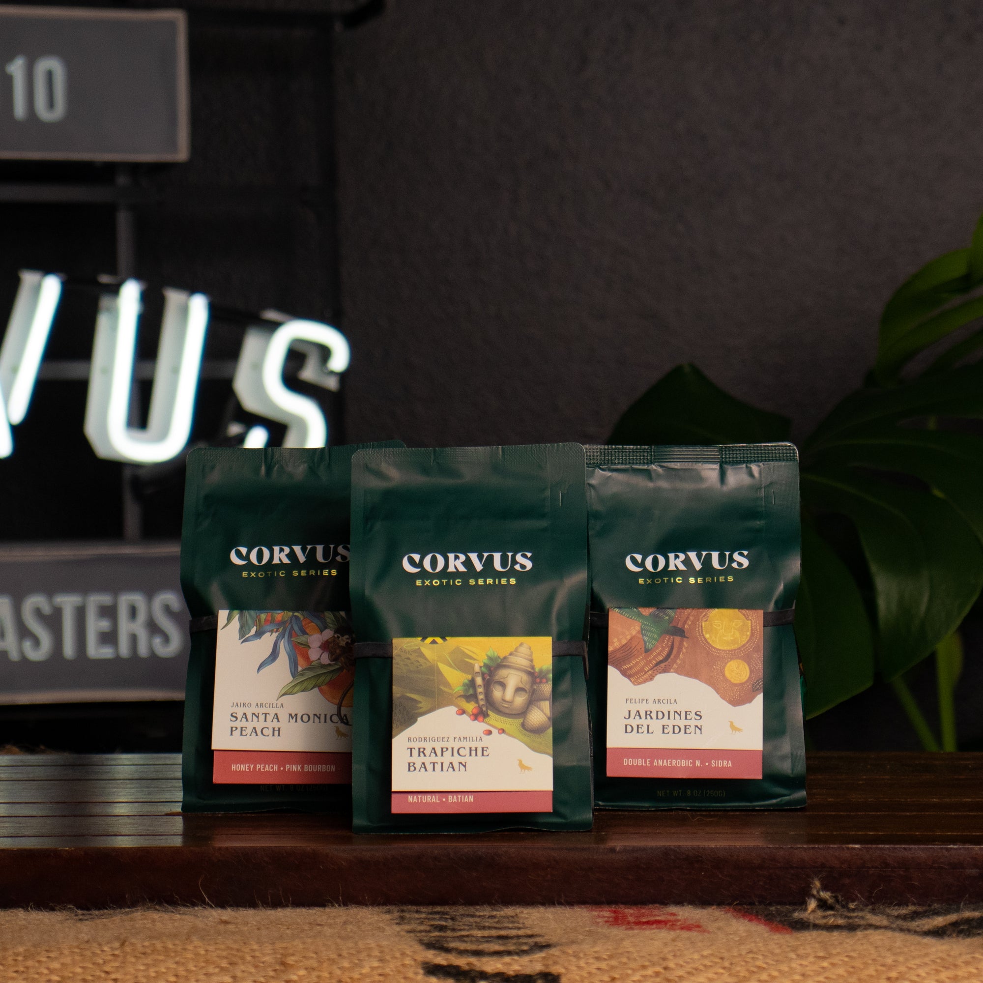 Exotic and rare coffees with unique flavor profiles
