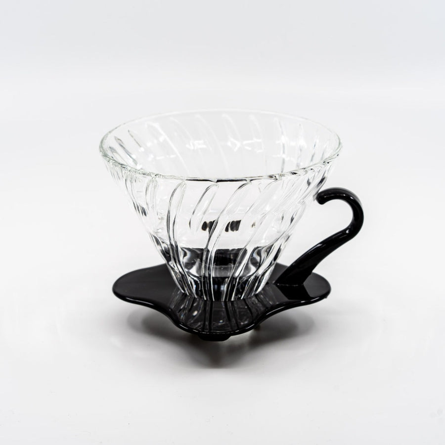 Box packaging for Hario V60 02 dripper, white ceramic.