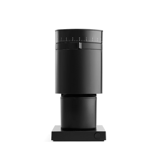The Fellow Opus coffee grinder with a black finish.