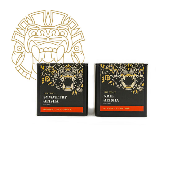 Savage Iris Estate • Aril & Symmetry Geisha • Reserve 200g Tin