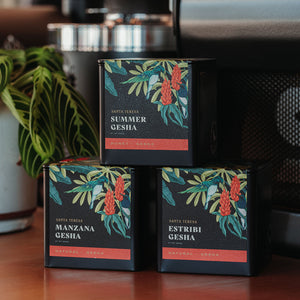Finca Santa Teresa • Summer, Estribi & Manzana Gesha • Reserve 200g Tin