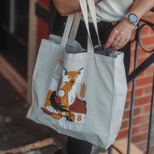 The Fox & The Raven Canvas Tote