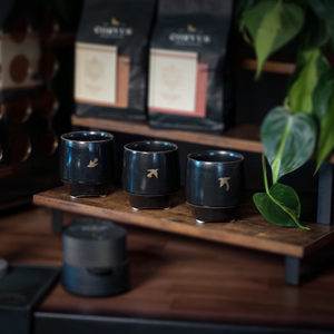 Kihara x Corvus Black Porcelain Cup