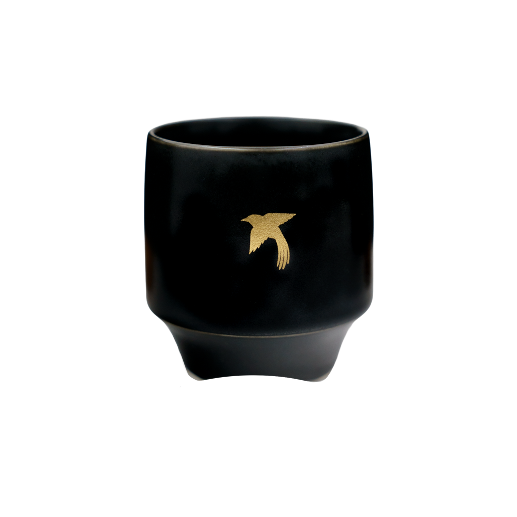Kihara x Corvus Black Porcelain Cup