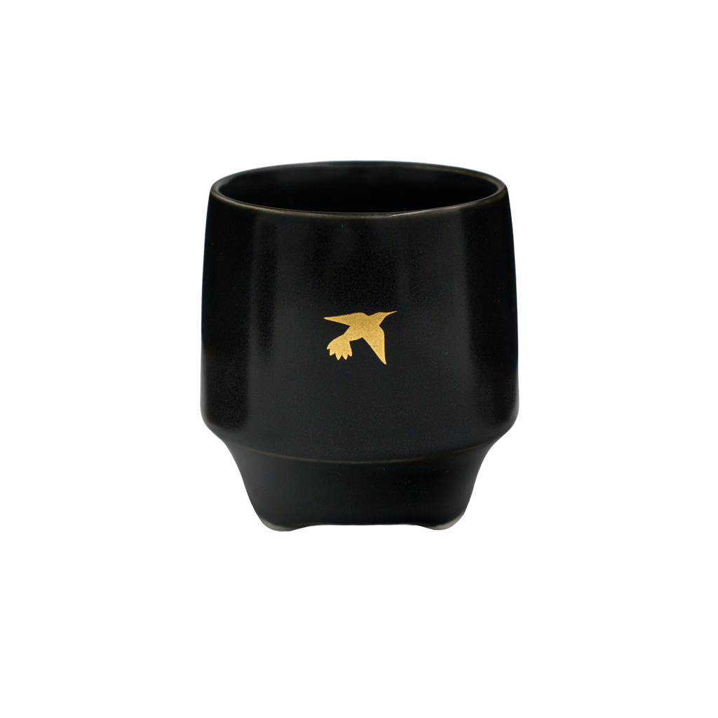 Kihara x Corvus Black Porcelain Cup