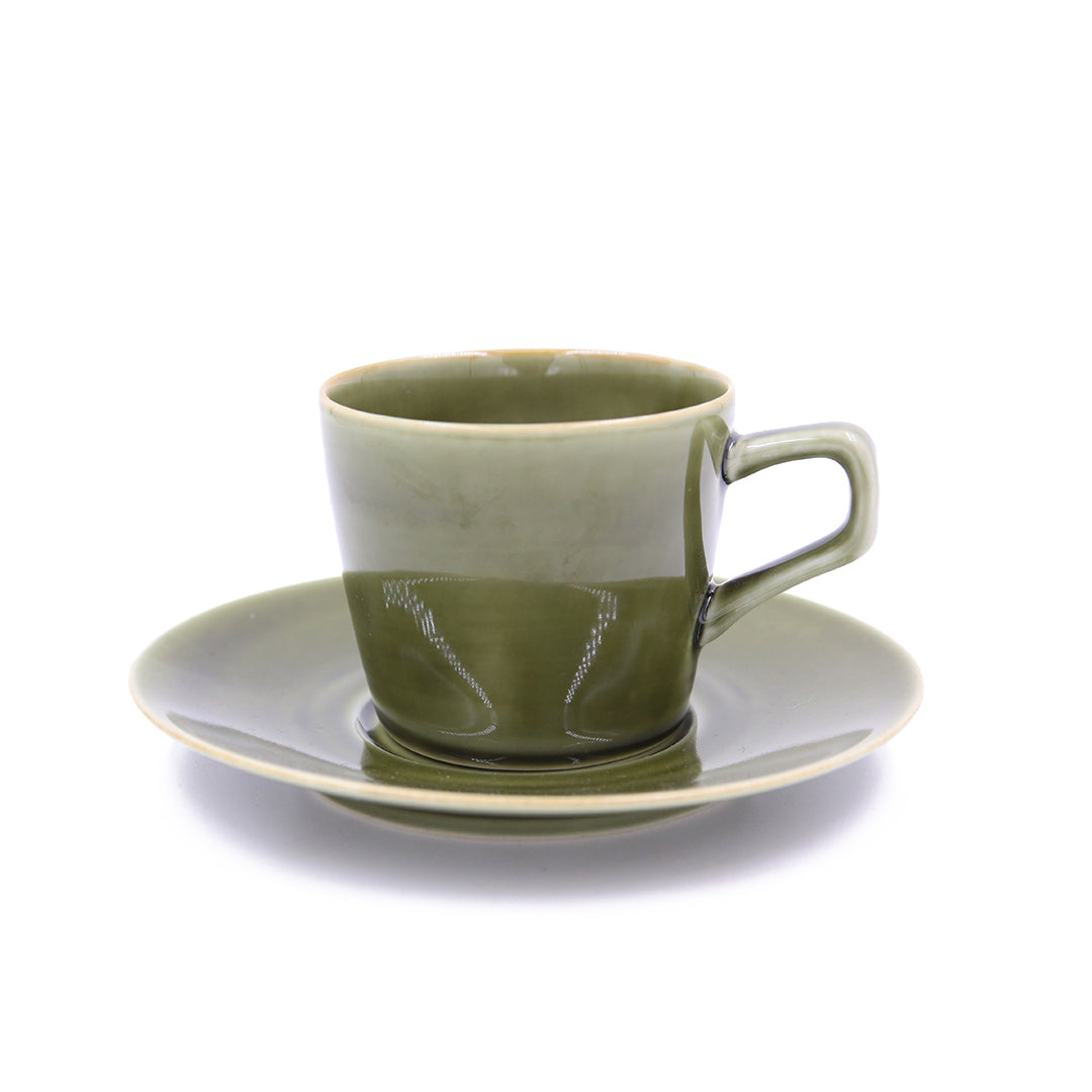 Kihara Green Porcelain Cup