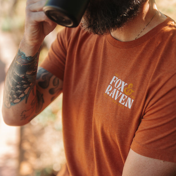 The Fox & The Raven T-Shirt - Corvus Coffee