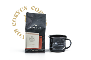 Buy craft coffee gift boxes for the holidays! Receive one of our single origin coffees along with with one of our camp mug of your choosing!