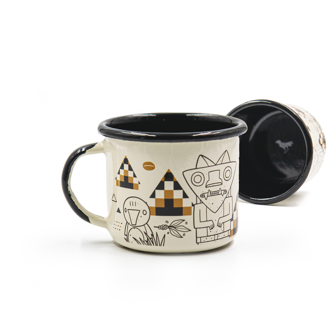 Custom Coffee Camp Mug – Couloir[ART.]