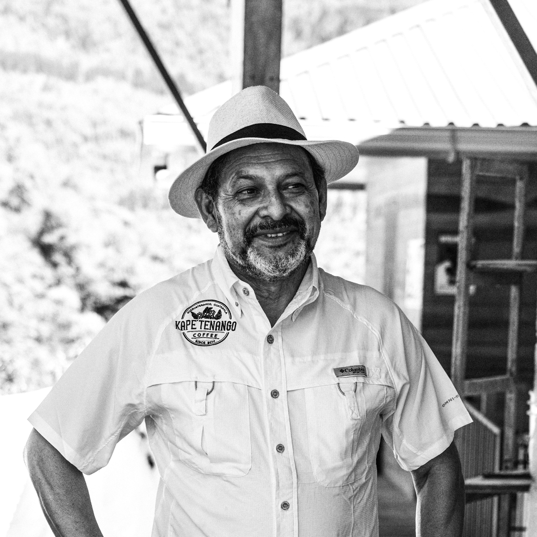 Coffee producer Mauricio Rosales at his coffee farm.