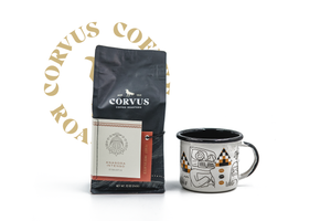 Buy craft coffee gift boxes for the holidays! Receive one of our single origin coffees along with with one of our camp mug of your choosing!