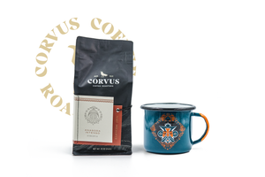 Buy craft coffee gift boxes for the holidays! Receive one of our single origin coffees along with with one of our camp mug of your choosing!